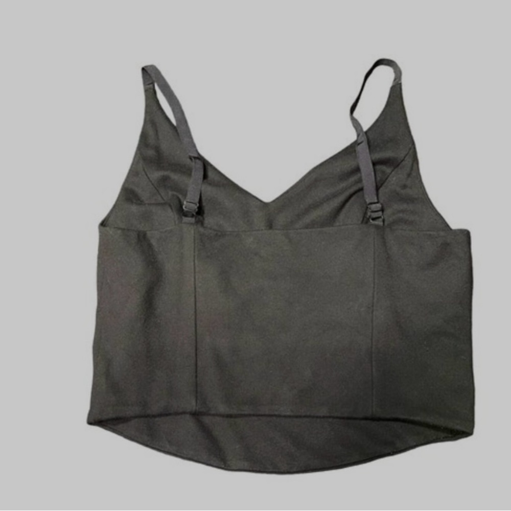 CAbi Black V-Neck Cropped Camisole - Picture 7 of 12